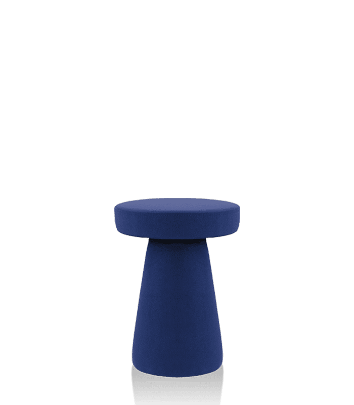 mushroom stool upholstered base