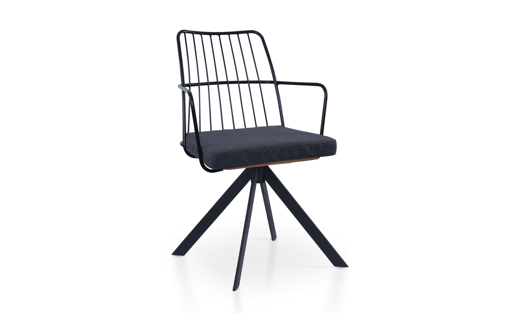 2 Mia Chair Spider Metal