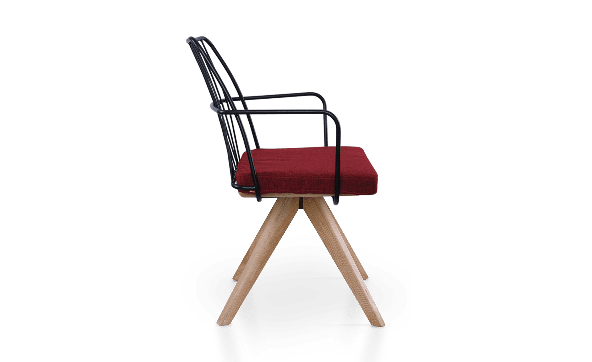 4 Mia Chair Spider Oak