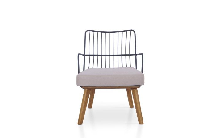Mia XL Lounge Chair Oak