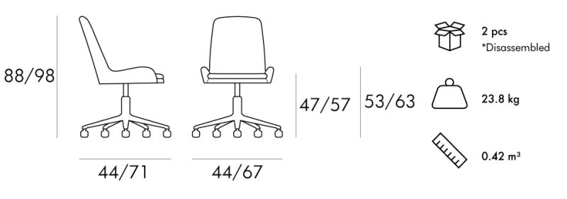 Dolphin-Polyamide-Office-Chair-Dimensions
